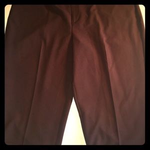 CJ Banks Brown Crop Pants Size 22W